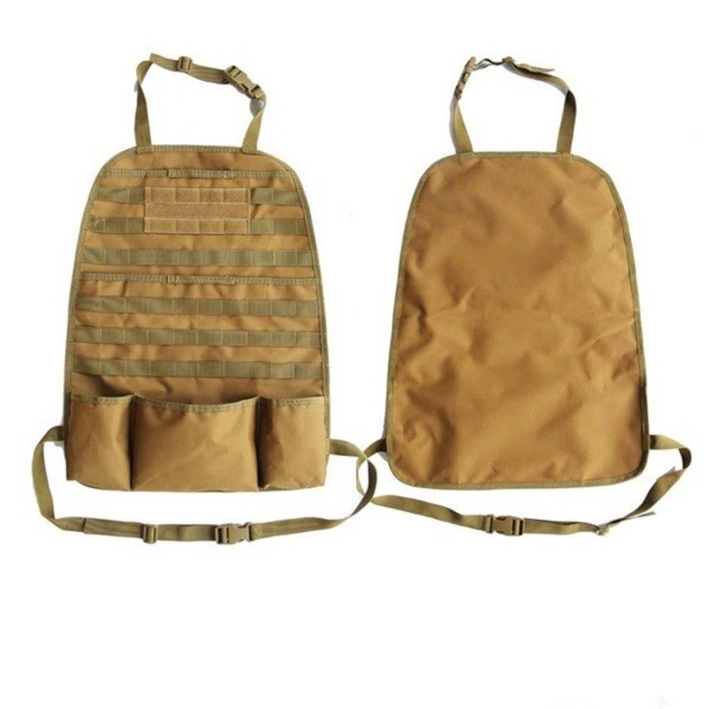 Tactical Molle Car Back Seat‎ Organizer Tan New